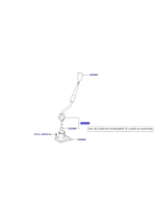 Lever Mechanische versnellingsbak 6 Rapporten KDJ120 TOYOTA - 2