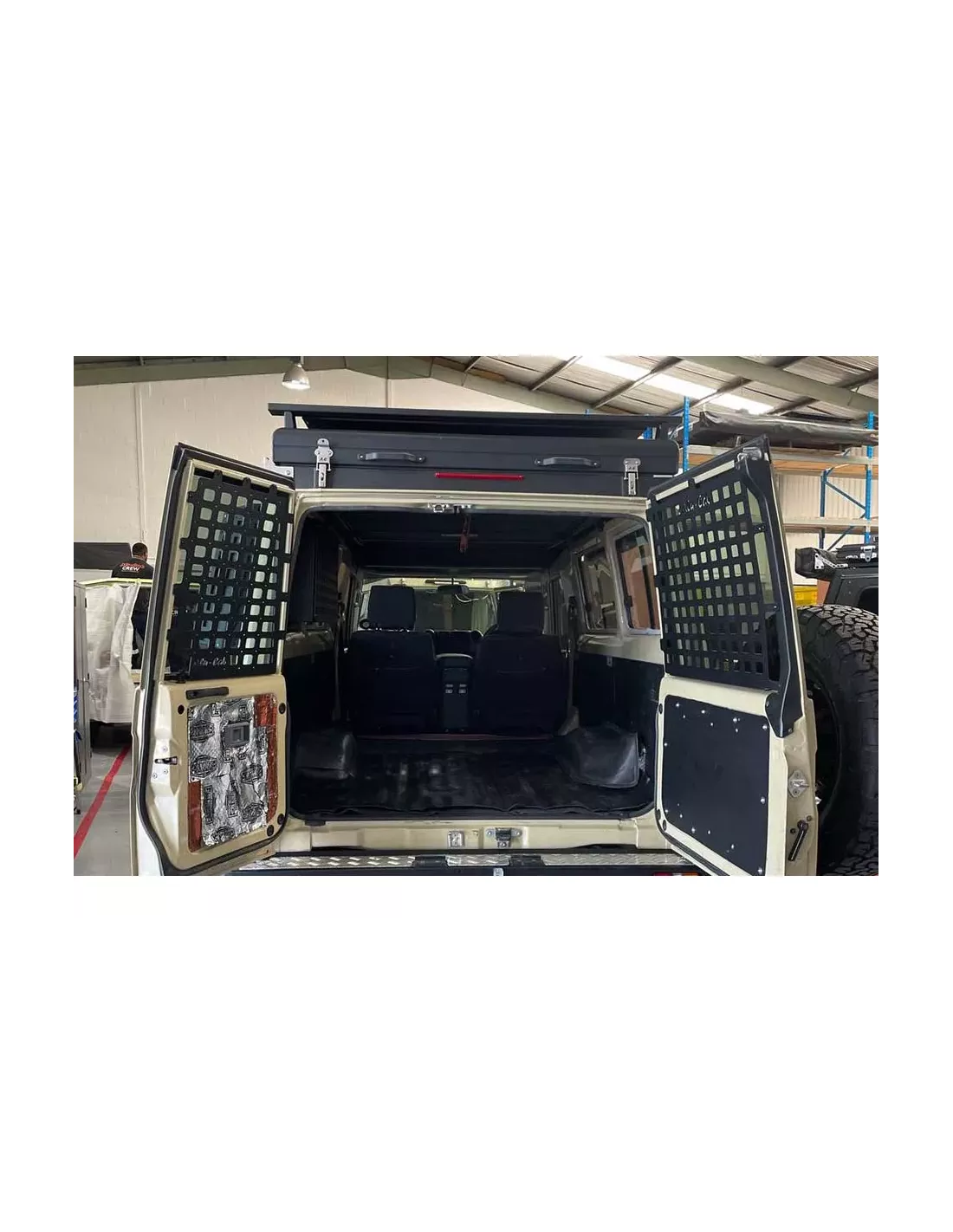Plaques Molle pour portes arrière Toyota GRJ 78 Alu-Cab ALU CAB -
