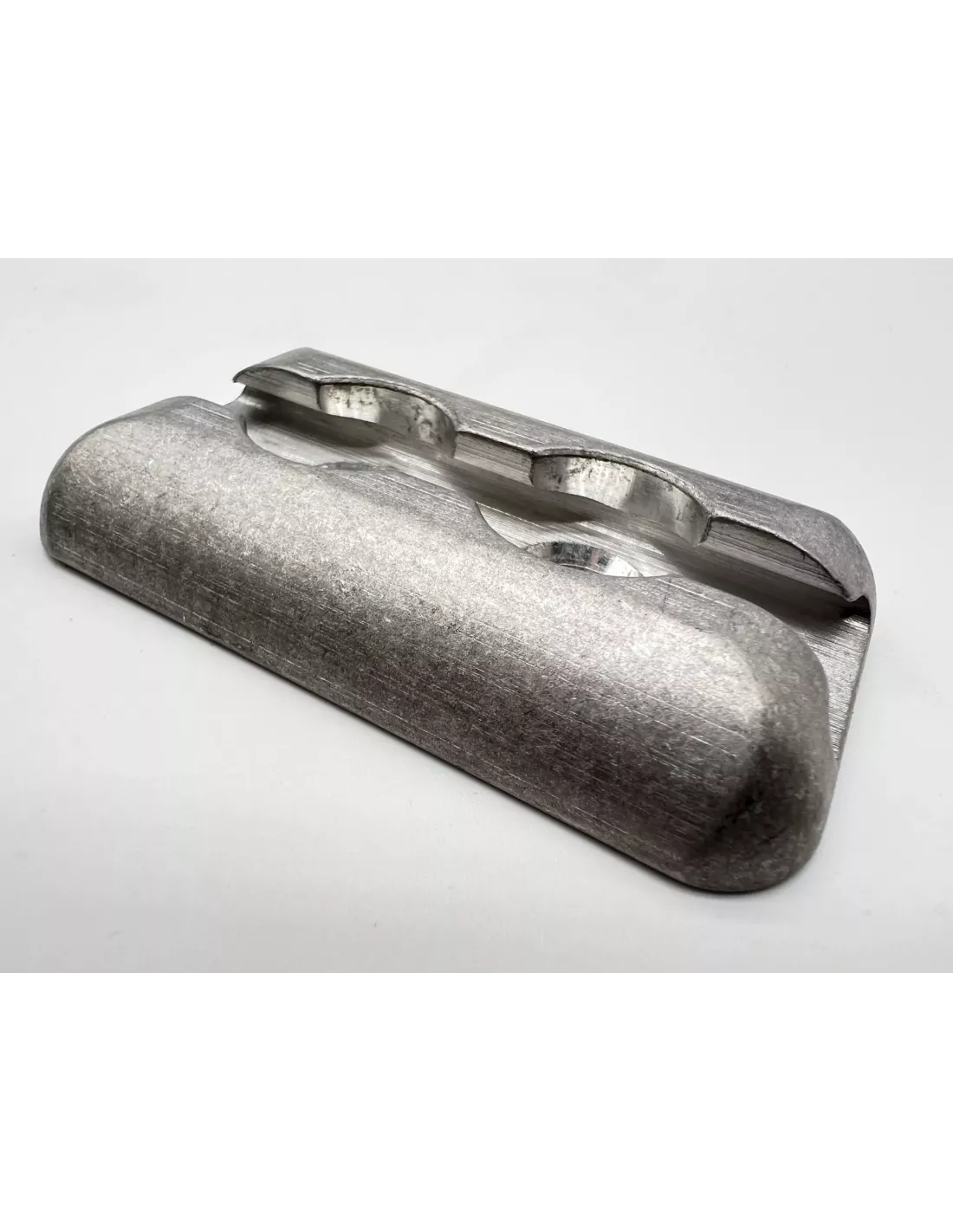 Plaquette double ancrage Aero aluminium brut AERO - accessoire 4x4