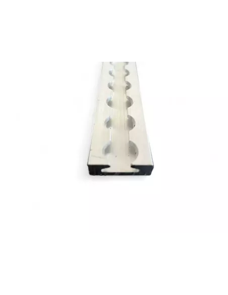 Rail arrimage Aero encastrable aluminium anodise 2000mm DTC PARTS -