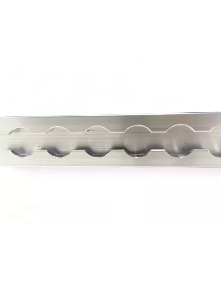 Rail arrimage Aero encastrable aluminium anodise 2000mm DTC PARTS -