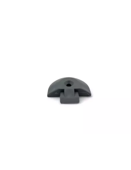 Embout plastique gris pour rail Aero semi circulaire DTC PARTS -