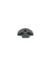 Embout plastique gris pour rail Aero semi circulaire DTC PARTS -