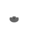 Embout plastique gris pour rail Aero semi circulaire DTC PARTS -