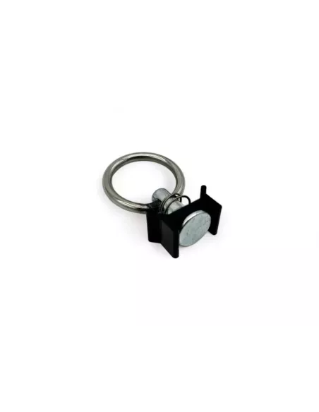 Pion simple arrimage Aero noir avec anneau 1500Kg DTC PARTS -