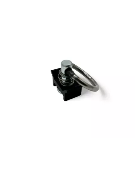 Pion simple arrimage Aero noir avec anneau 1500Kg DTC PARTS -