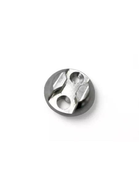 Plaquette simple ancrage Aero aluminium anodise DTC PARTS -