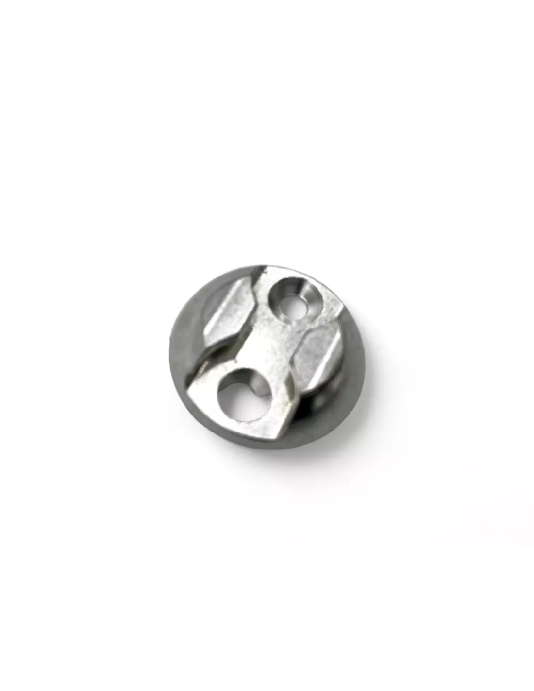 Plaquette simple ancrage Aero aluminium anodise DTC PARTS -