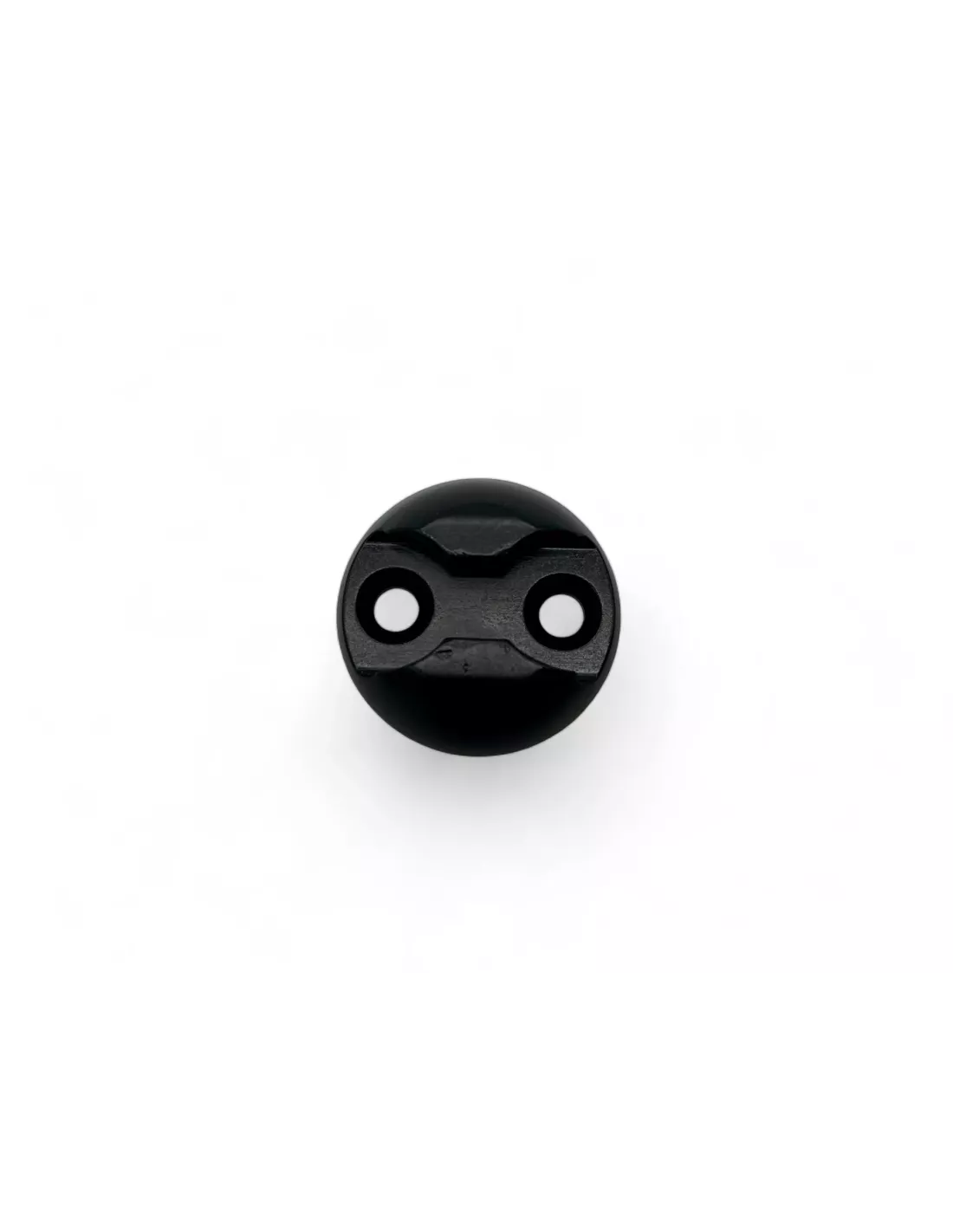 Plaquette simple ancrage Aero aluminium anodise noir DTC PARTS -