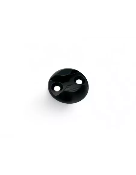 Plaquette simple ancrage Aero aluminium anodise noir DTC PARTS -