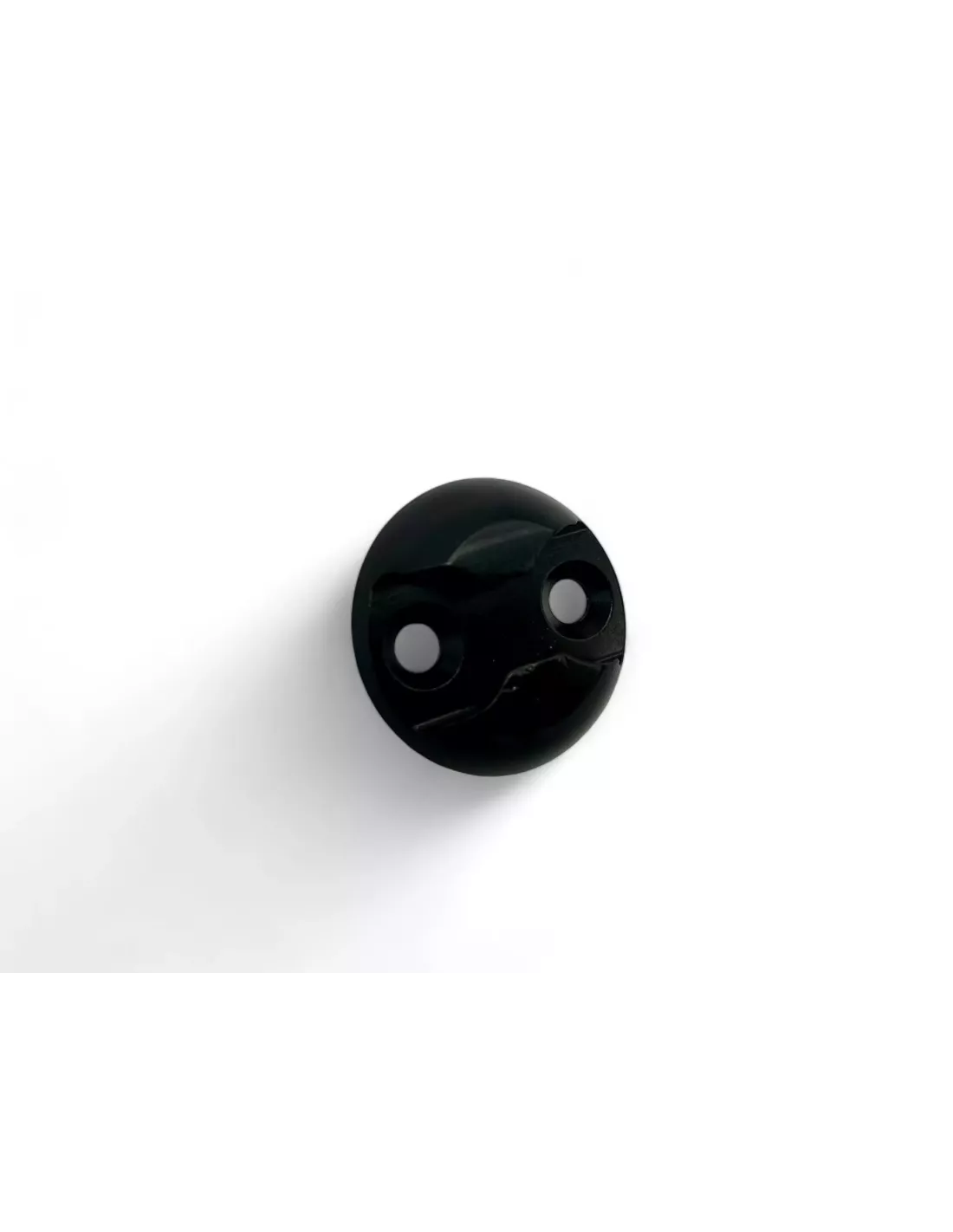 Plaquette simple ancrage Aero aluminium anodise noir DTC PARTS -