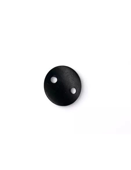 Plaquette simple ancrage Aero aluminium anodise noir DTC PARTS -
