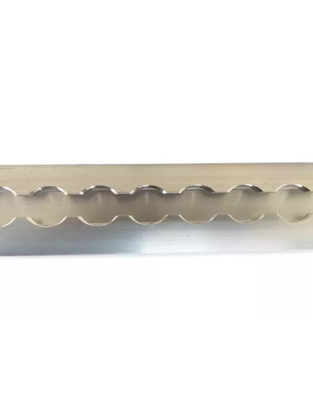 Rail arrimage Aero semi circulaire aluminium anodise 1000mm DTC PARTS