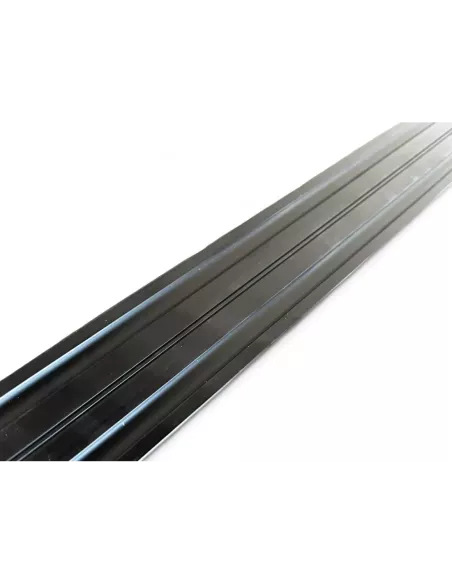 Rail arrimage Aero semi circulaire aluminium anodise noir 1000mm DTC