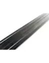 Rail arrimage Aero semi circulaire aluminium anodise noir 1000mm DTC