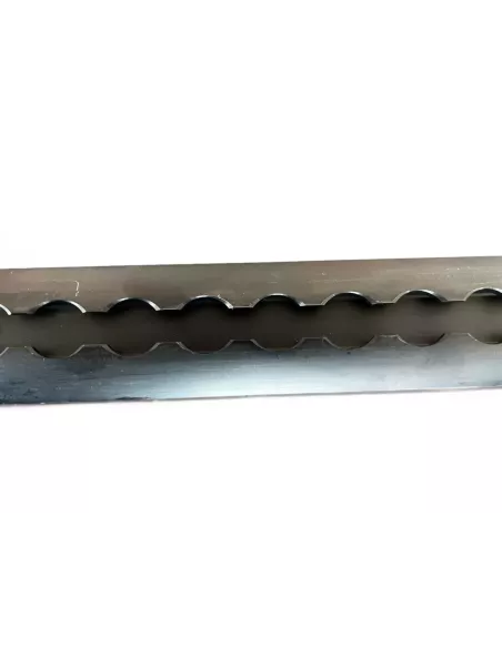 Rail arrimage Aero semi circulaire aluminium anodise noir 1000mm DTC