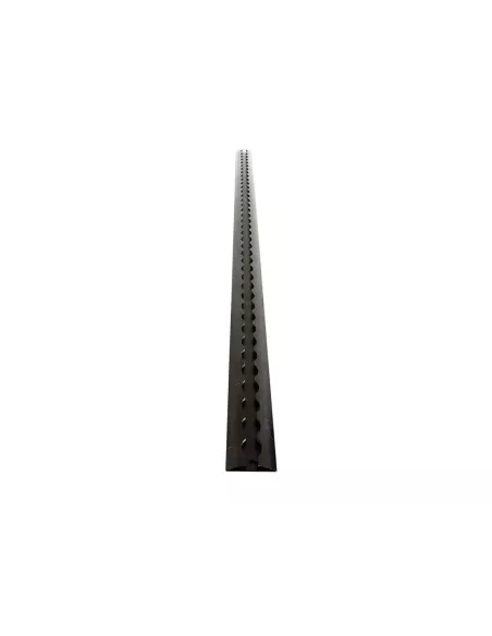 Rail arrimage Aero semi circulaire aluminium anodise noir 1000mm DTC