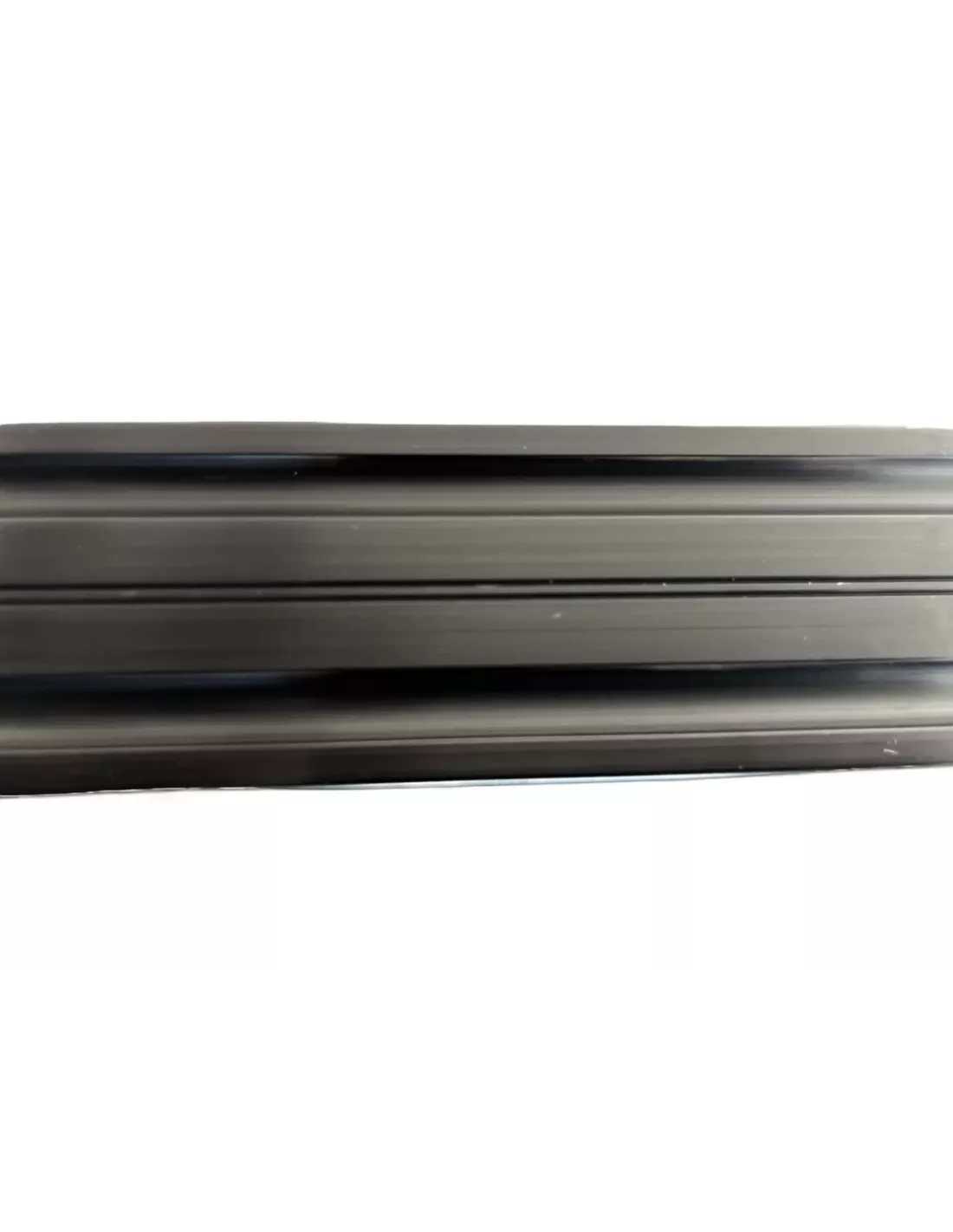 Rail arrimage Aero semi circulaire aluminium anodise noir 2000mm DTC