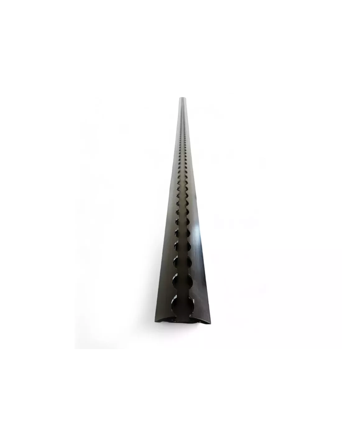 Rail arrimage Aero semi circulaire aluminium anodise noir 2000mm DTC