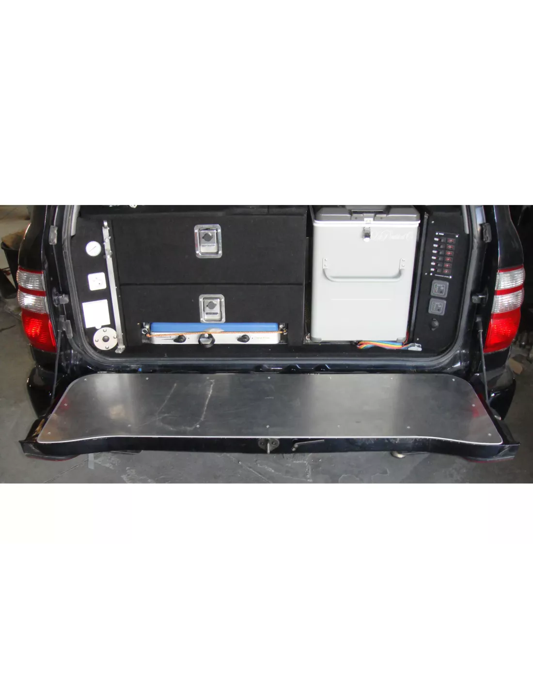 Protection de hayon en aluminium de 2.5mm pour Toyota Land Cruiser