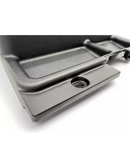 Console centrale vide poche autour levier de vitesse avec porte