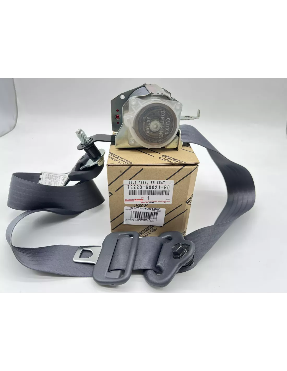 Ceinture de sécurité grise avant gauche conducteur HDJ80 TOYOTA -