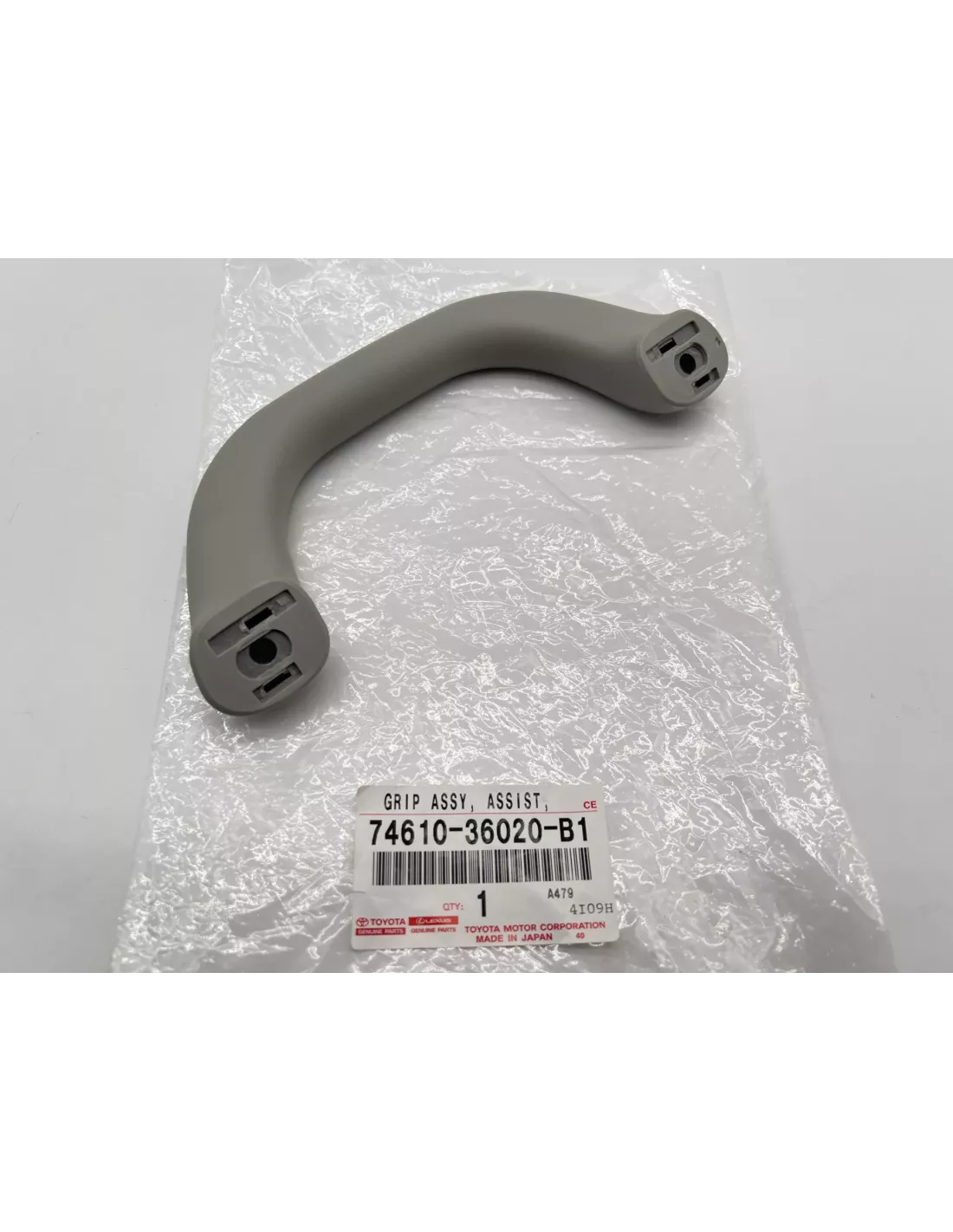 Poignée intérieure de montant de pare brise grise HDJ80 TOYOTA -