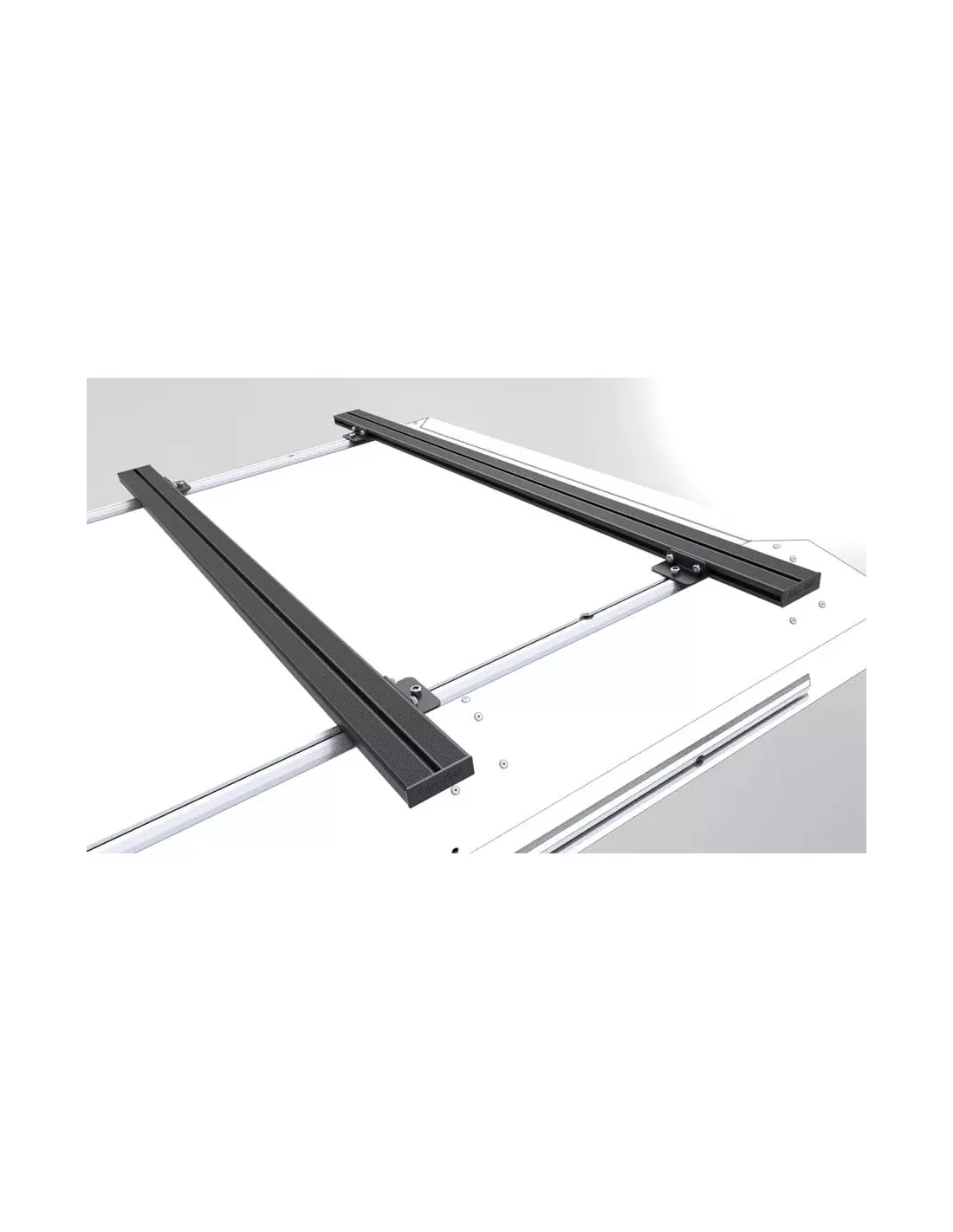 Pieds pour barres de toit transversales 00 mm en noir Alu-Cab ALU CAB