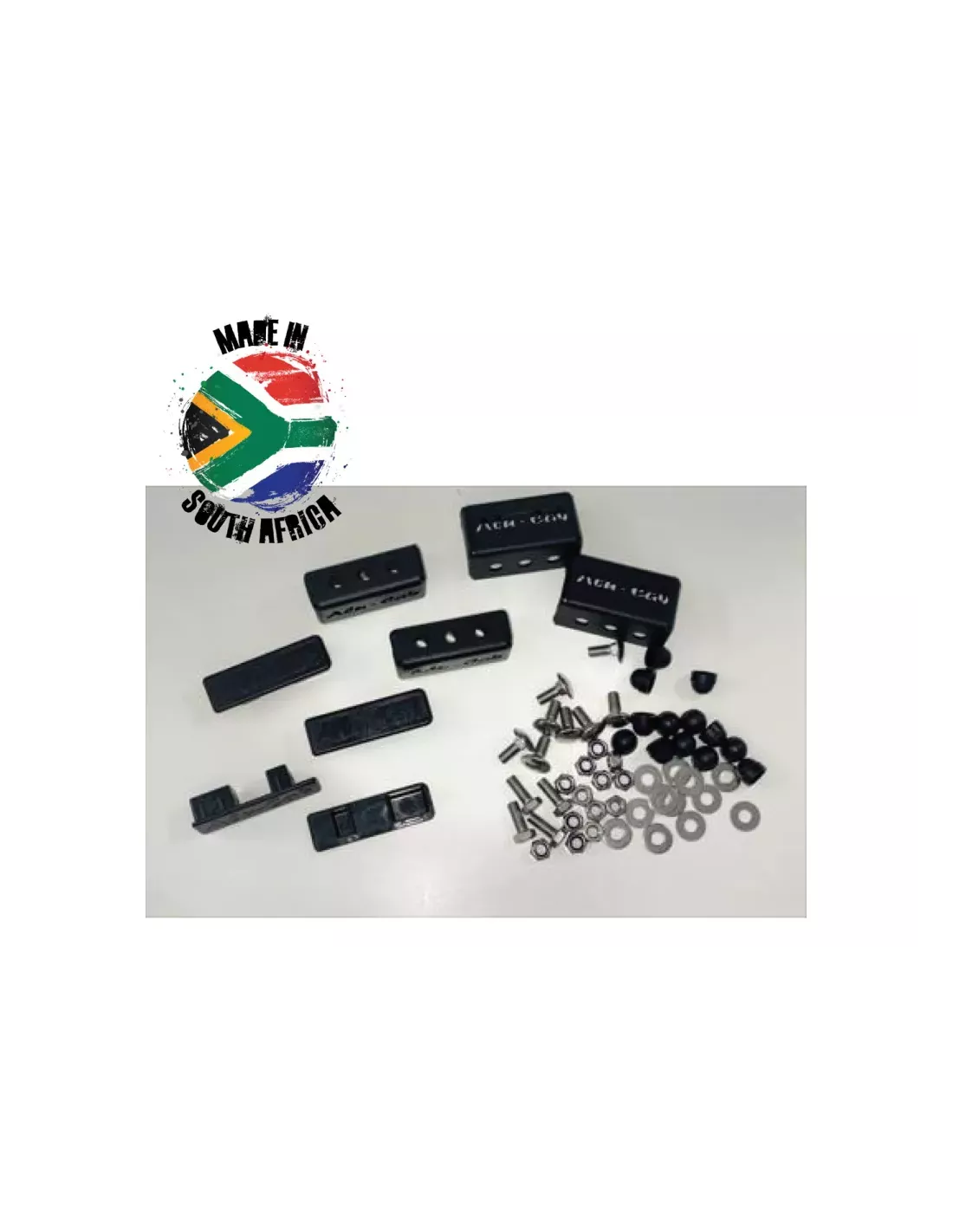 Pieds pour barres de toit transversales 40mm noir Alu-Cab ALU CAB -