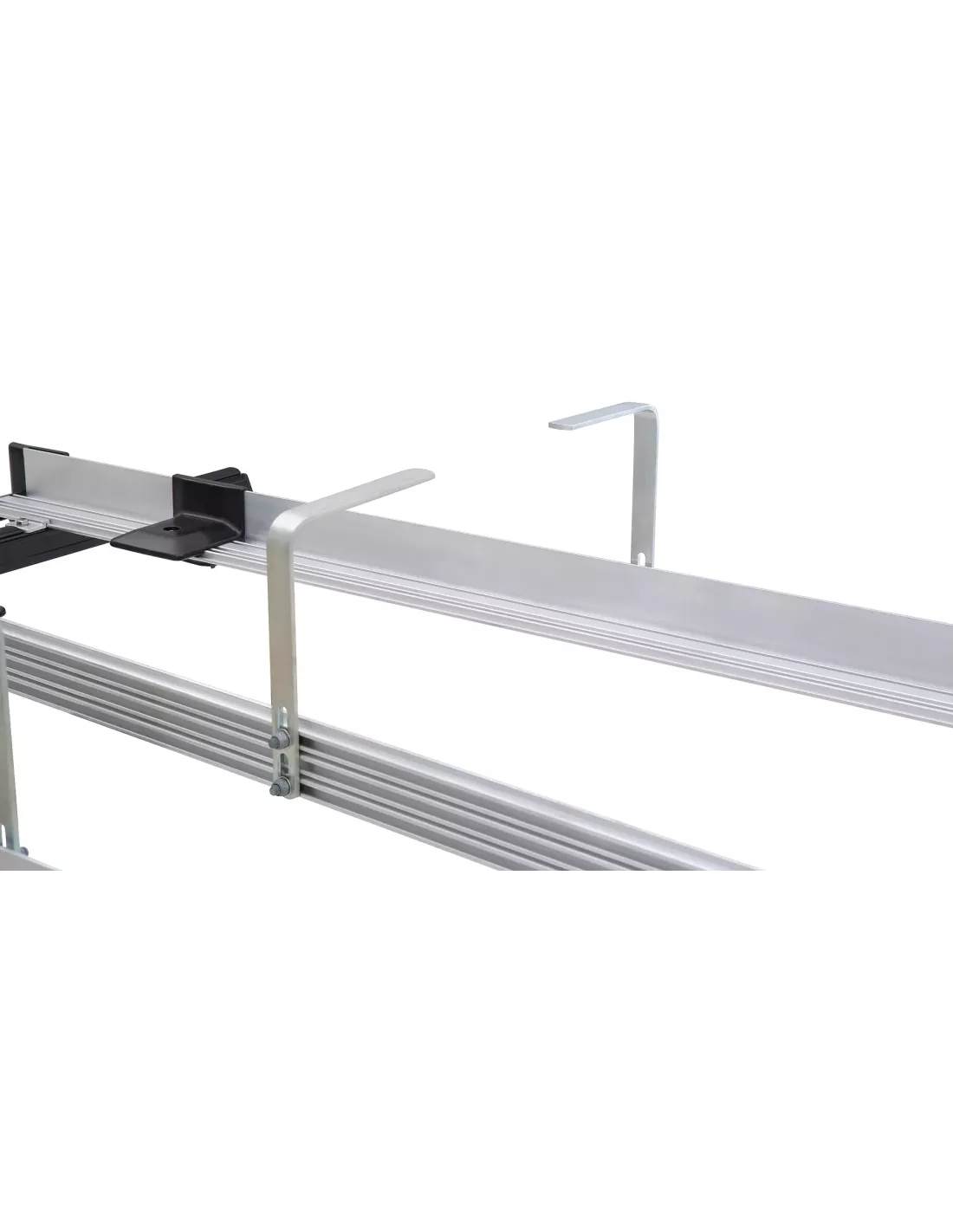 Porte-échelle multi-coulissant 2 6 m avec rouleau de 470 mm