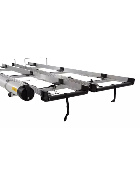 Système de porte-échelle double multi-coulissant 3 0 m avec conduit