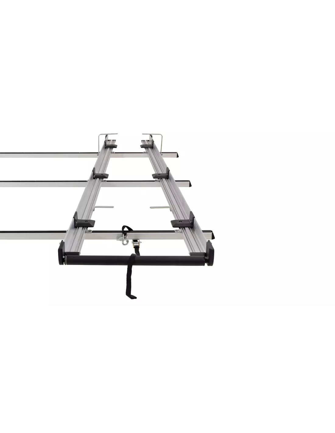 Porte-échelle multi-coulissant 4 0 m avec rouleau de 470 mm