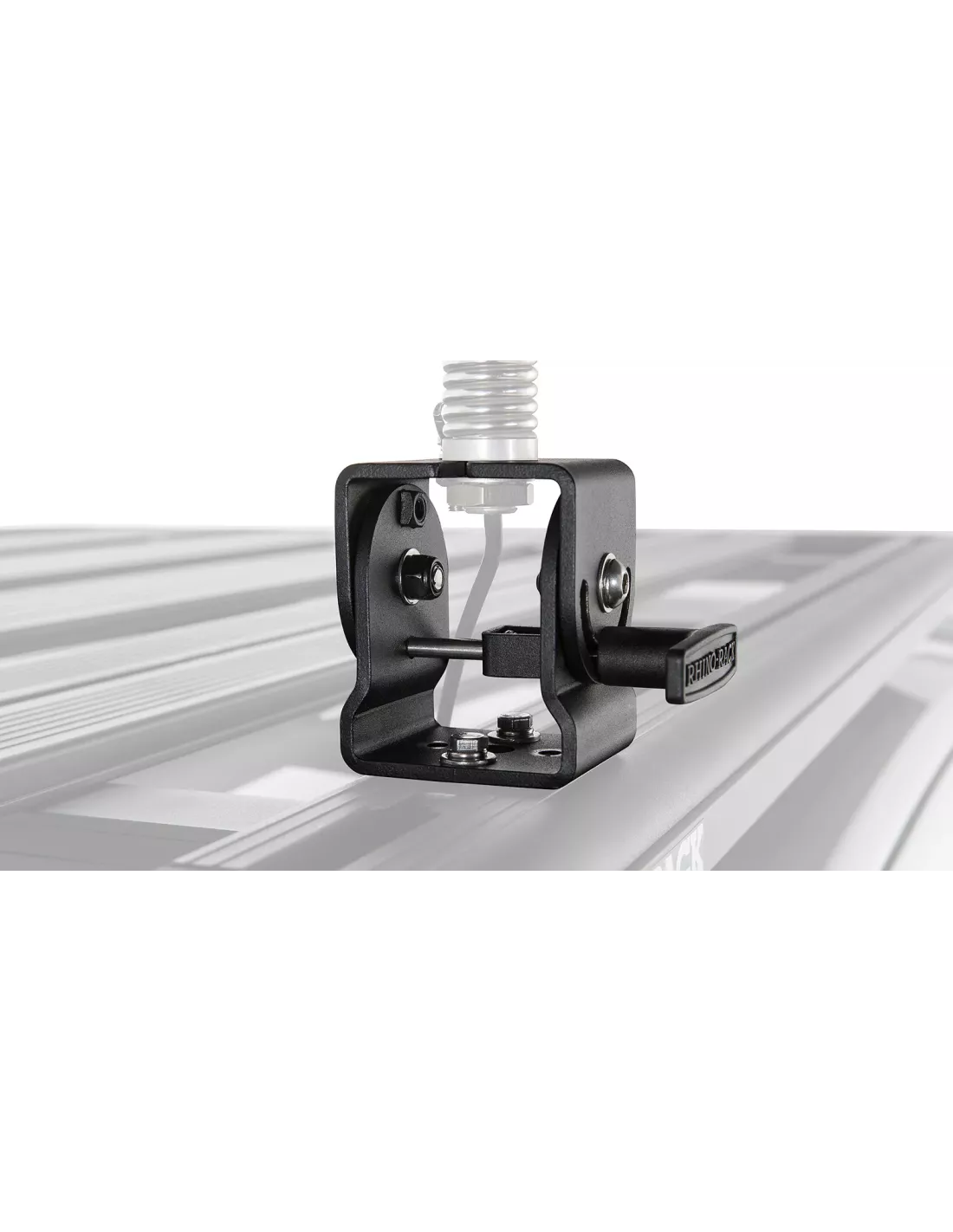 Support pliant rabatable d'antenne ou led pour galerie et barre de