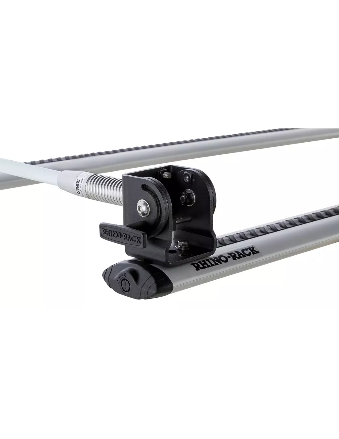 Support pliant rabatable d'antenne ou led pour galerie et barre de
