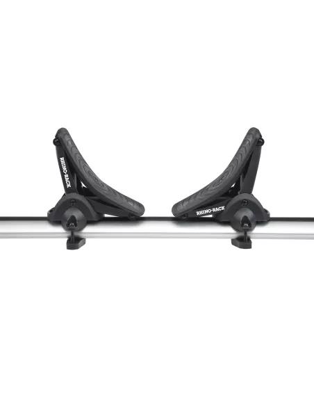 Porte kayak sur barre universelle chargement latéral RHINO RACK -