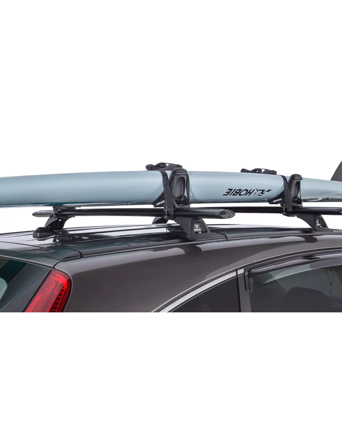 Porte kayak sur barre universelle chargement latéral RHINO RACK -