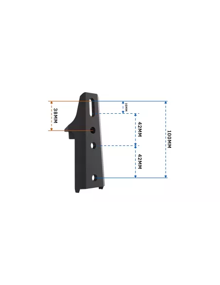 Support de auvent démontage rapide Stow It de Rhino Rack - pack de 2