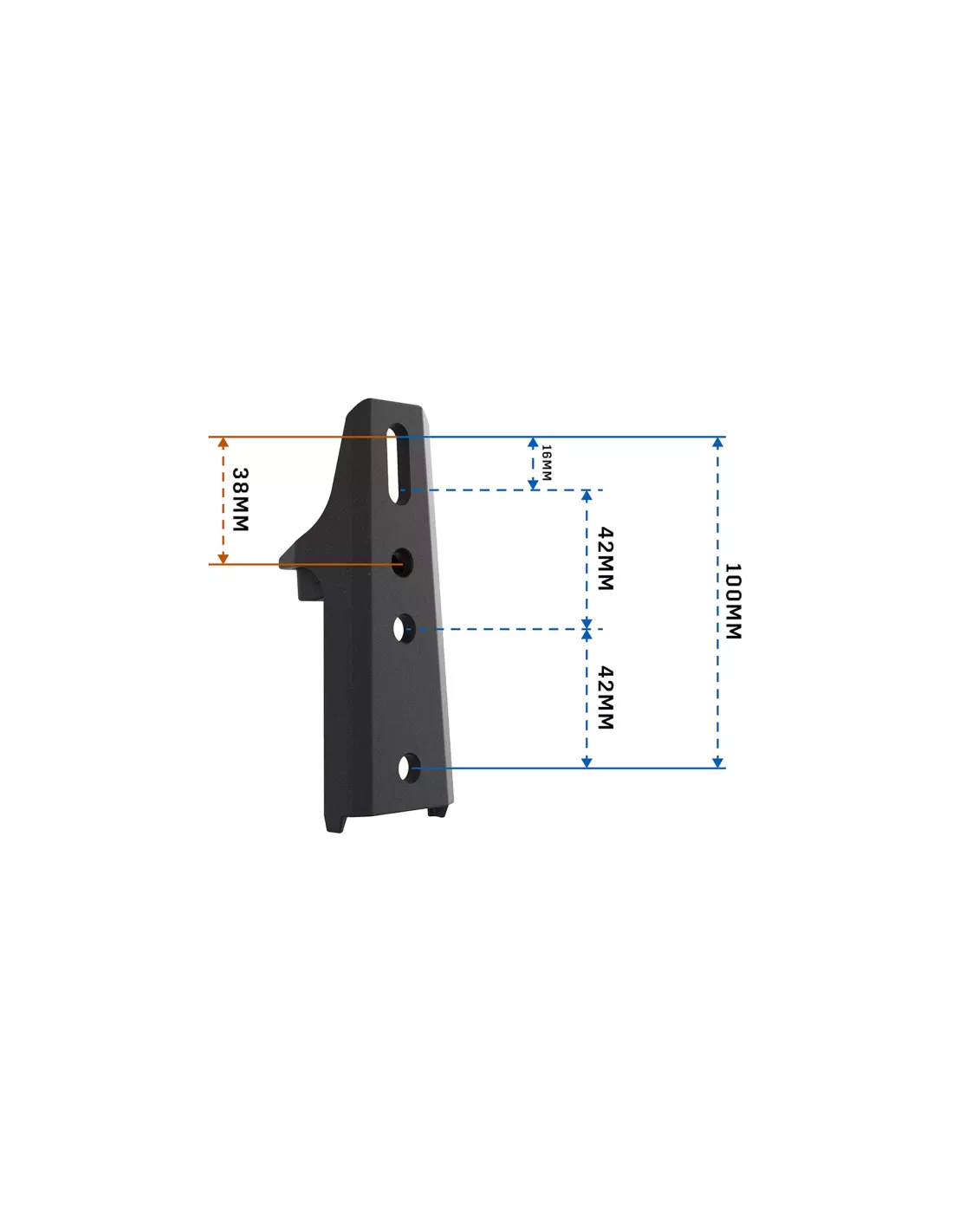 Support de auvent démontage rapide Stow It de Rhino Rack - pack de 2