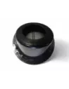 Trappe à carburant en aluminium noir satiné pour Jeep Wrangler JK DTC