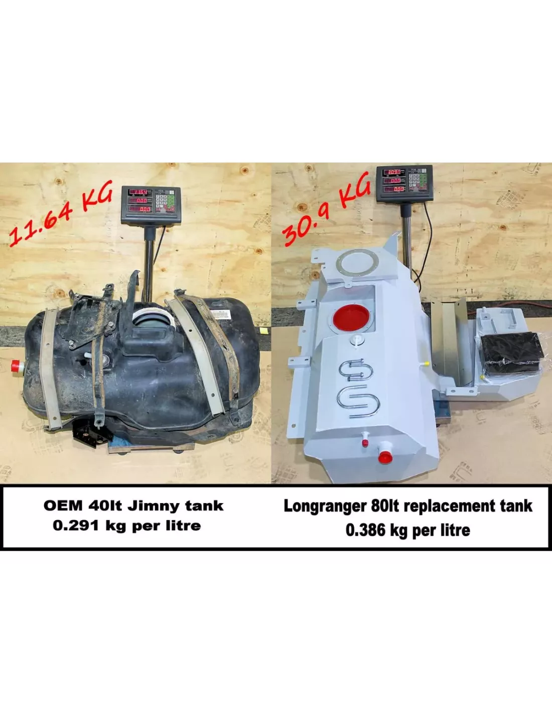 Réservoir de remplacement 80L Long Ranger pour Jimny 2018+ LONG