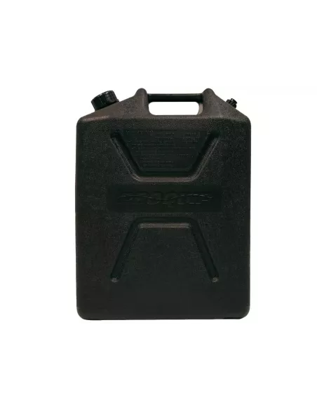 Jerrycan carburant - plastique noir - Format US 20L - avec bec