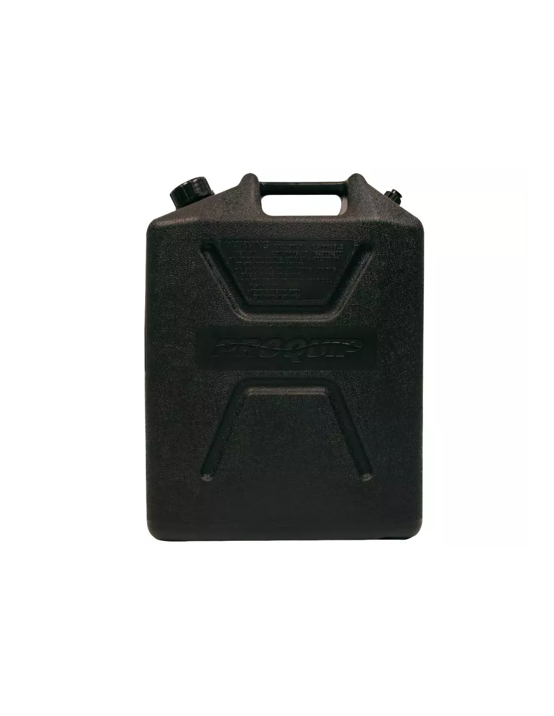 Jerrycan carburant - plastique noir - Format US 20L - avec bec