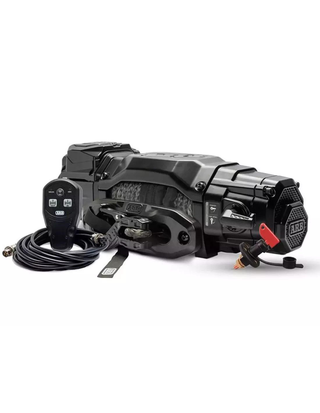 Treuil ARB 10S 4.5T 12V avec corde synthétique 28m ARB - accessoire
