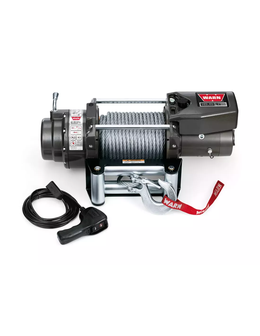 Treuil Warn 16.5TI 7500kg 12V WARN - accessoire 4x4