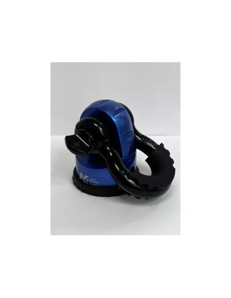 Arrêt de corde 8T en aluminium anodisé bleu pour fixation manille