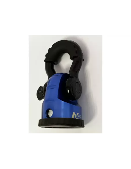 Arrêt de corde 8T en aluminium anodisé bleu pour fixation manille