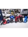 Arrêt de corde 8T en aluminium anodisé bleu pour fixation manille