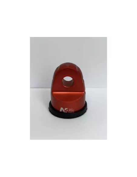 Arrêt de corde 8T en aluminium anodisé rouge pour fixation manille