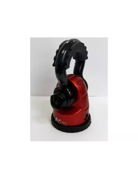 Arrêt de corde 8T en aluminium anodisé rouge pour fixation manille