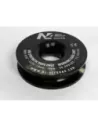 Anneau de treuillage 13.5T en aluminium anodisé noir